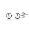 Philip Jones Sterling Silver Sphere Earrings