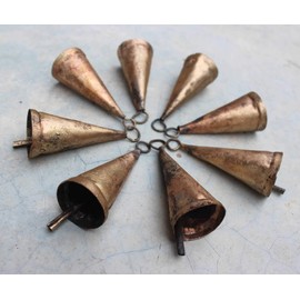 Mango Gifts 3 Dozen Triangular Bells with Metal Striker 7cm H