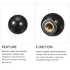 METALLIXITY 6 PCS Threaded Ball Knobs (16mm/0.63") Plastic Ball Lever