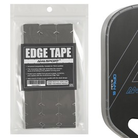 AMA SPORT Pickleball Paddle Edge Guard Tape 3 Pack Protection Tapes 26mm Width Paddle Edge Cover Perfectly Fits Curved Without Wrinkling (Gray)