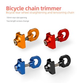Bicycle Chain Tensioner Aluminum nsioner Fastener for Single BMX Fixie Bike (Black)