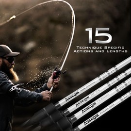 KastKing Assegai Bass Spinning Rod, Core Spinning One Piece Fishing Rod, IM9 Graphite Blanks，7'0", Medium, Extra Fast