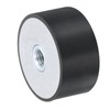 sourcing map 40 x 20mm M8 Thread Female Rubber Mounts,