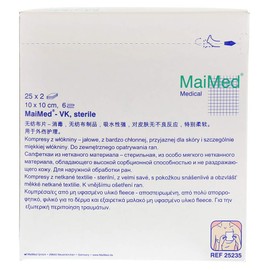 VLIESKOMPRESSEN 10x10 cm steril 6fach 25X2 St