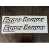 Eager Beaver Trailers Old Style Replacement Stickers 36” (Set Of