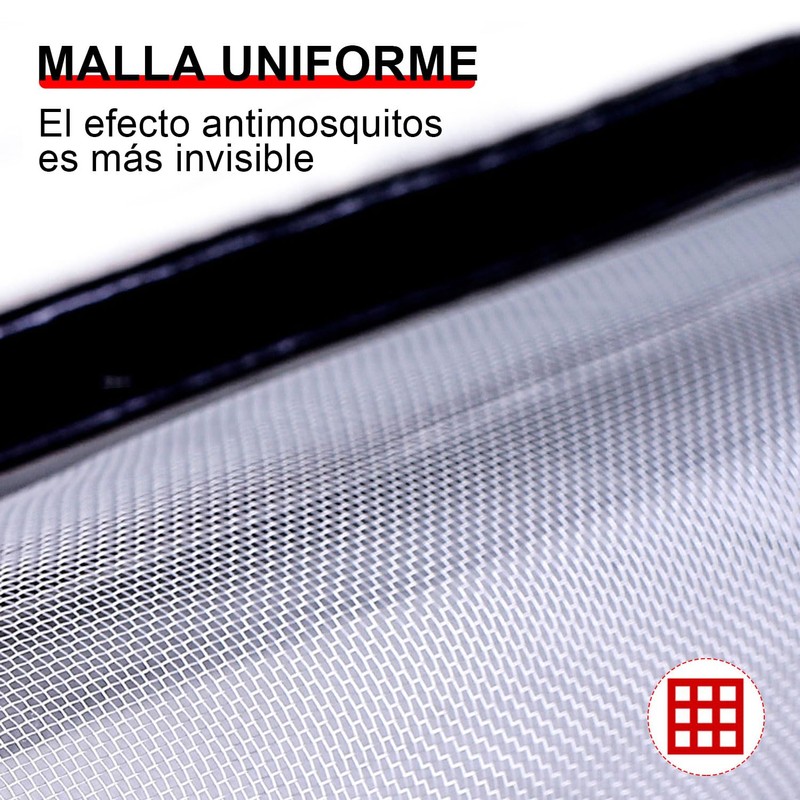 Mosquitera para Ventana, Mosquitera 130x150cm, Mosquitera Autoadhesiva para Ventana con