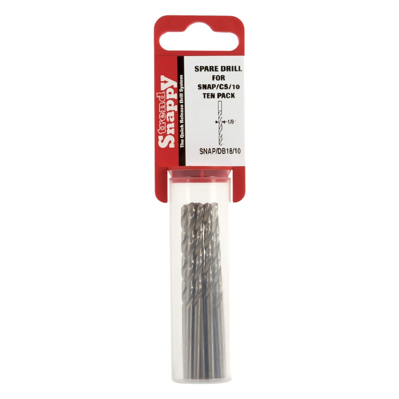 Trend Snappy 3.25mm HSS Drill Bits for Countersinks, Pack of