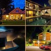 Aootek Solar Outdoor Motion Sensor Lights 2500Lm Solar Panel to