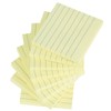 Vanpad Lined Sticky Notes 3x3 Inches, Light Yellow Ruled Self-Stick