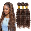 QEUOPE Ombre Deep Wave Bundles Human Hair P430 Highlight Two