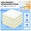 Sieral 4 Pack 18"x18"x2" Chair Foam Cushion Replacement, Upholstery Foam