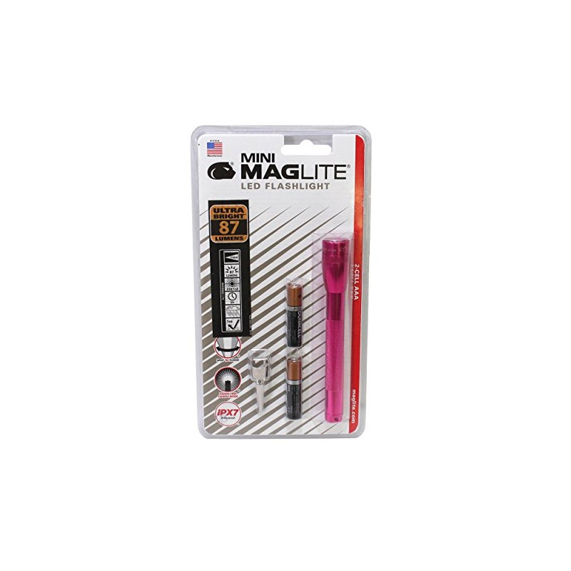 MagLite Mini LED 111 lm Compact 2 AAA Cell Alkaline,