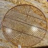 Crate and Barrel Copper Iron Wire Round Dining Table Placemats