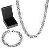 Kigeli Barbed Wire Necklace and Bracelet Set with Jewelry Box