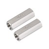 uxcell Nickel-Plated Copper One Way Air Check Valve G 1/8