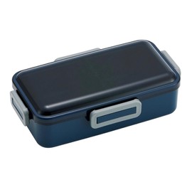 Bento Lunch Box Microwave & Dishwasher Safe with Dome Lid Leak-Proof Compact Design for Easy Storage 830ml Made in Japan (Midnight Blue)