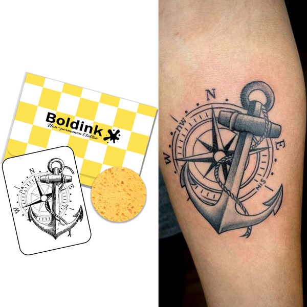 Boldink Temporary Tattoos, semi permanent tattoos, 15-day long lasting tattoo