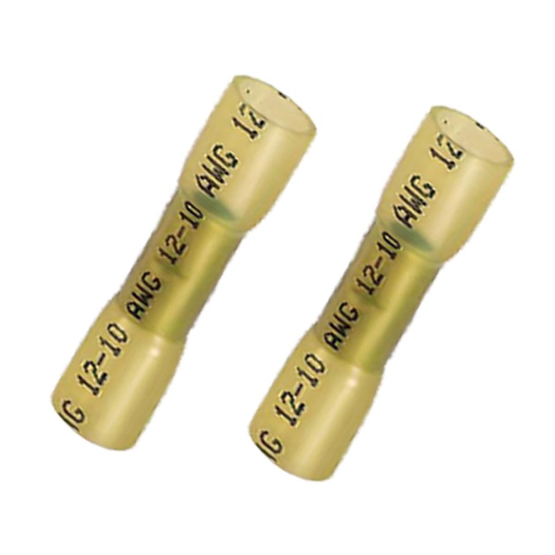 60Pcs12-10AW Heat Shrink Butt Wire Connectors, Insulated Waterproof Electrical Wire