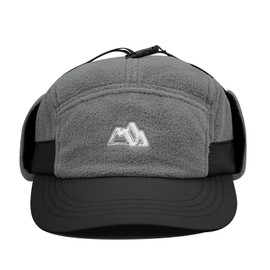 Clakllie Men Stylish Hunting Aviator Pilot Cap,Russian Ushanka Trapper Hat with Ear Flaps,Outdoor Winter Bomber Hats for Unisex, Warm Baseball Ski Cycling Trooper Caps Adjustable Chin Strap Windproof