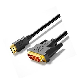 1.4M HDMI to DVI High-Definition Cable, TV Monitor, Projector Conversion Cable, 4K Bidirectional Interconversion, DVI to HDMI Cable