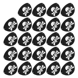 Sarini Pack of 24 Pirate Eye Patches, 3D Skull Eye Masks, Adjustable Elastic Eye Masks for Pirate Theme Parties, Birthdays, Costume Events, and Performance Props