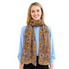 GFM® Women's Daffodil Flower Print Scarf - All Seasons Scarf