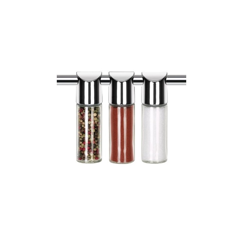 Tescoma Suspendable Spice Jars Pcs 3 Monti, Assorted, 12.5 x