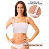 Boao - 3 piezas de encaje floral para mujer, sin