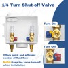 2-PACK GUOFIS Washing Machine Outlet Box with Copper Water Hammer
