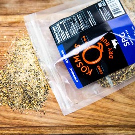 Kosmos Q SPG BBQ Dry Rub | Sweet & Savory Blend |Great on Brisket, Steak, Chicken, Ribs & Pork | Best Barbecue Rub | Meat Seasoning & Spice Dry Rub | 1 Lb Bag