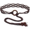 BAOKELAN Boho Woven Belts for Women Rope Braid Waist Belt