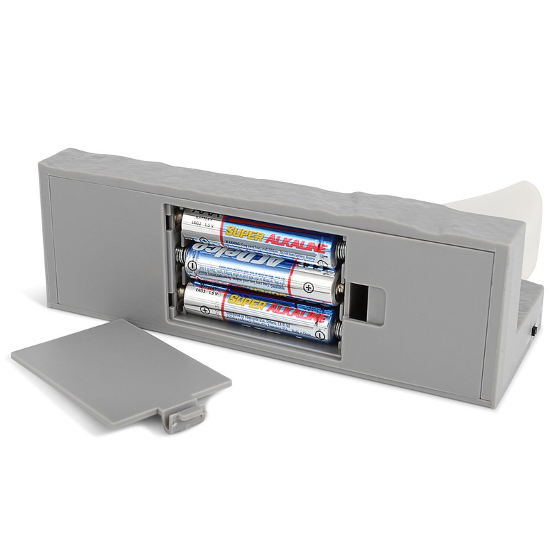 Zion Judaica Eternal Flame Electric Yizkor Candle Memorial Lamp Grey