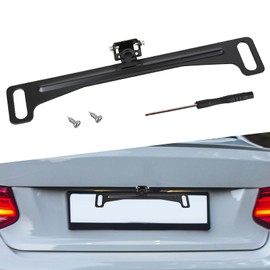 wuyaoyao Universal Car Rear View Camera License Plate Bracket, Metal Reverse Rear Camera Mounting Bracket, Only Installation Holder for Dash Cam Mirror Camera, Not Camera Included
