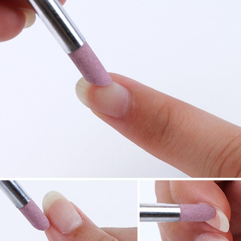 Yimart 5PCS Stone Sanding Nail File Tools Nail File Cuticle