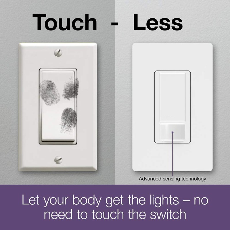 Lutron Maestro Motion Sensor Switch | 5 Amp, Single-Pole/Multi-Location |