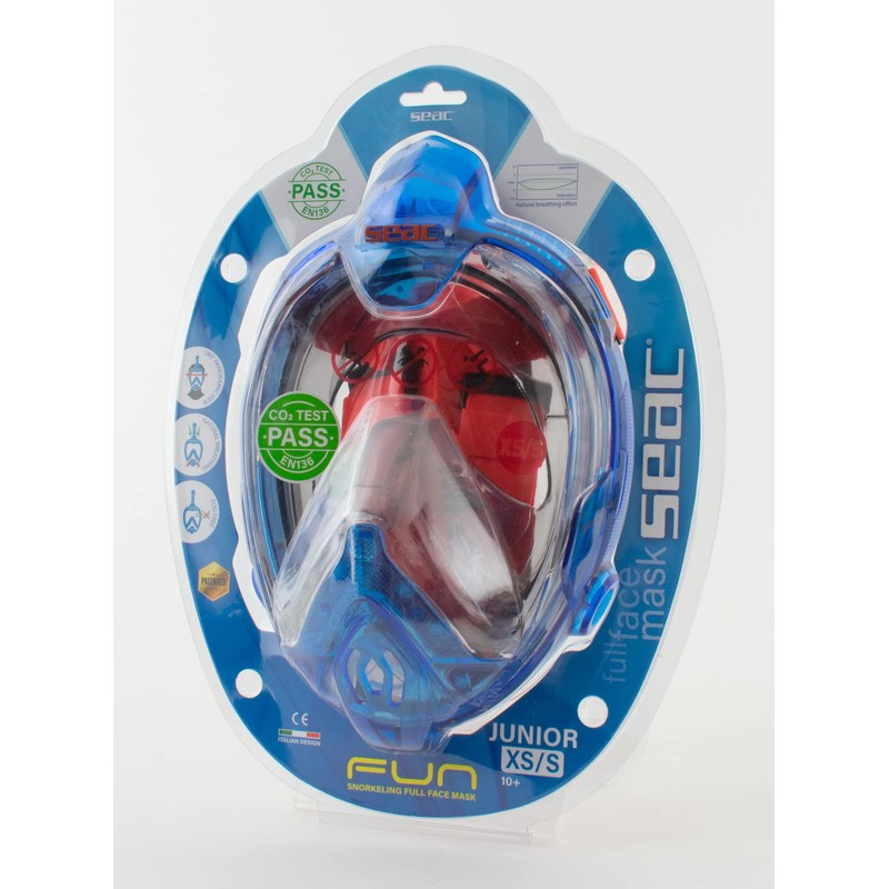 Seac Magica Snorkel Mask Full Face Mask Anti-Fog System with