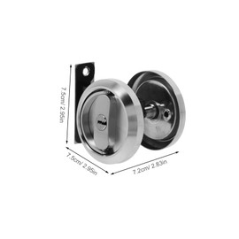 SHINEOFI Pocket Door Lock Invisible Design for Enhanced Security for Bedroom Bathroom Kitchen and Laundry Doors Easy Installation Durable and Corrosion Resistant