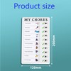 Suweiyuanshiyi 4Pcs Chore Chart for Kids Routine Checklist Board Chore
