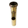 Westbrass Slip-Joint Wye with 7/8 in. Branch Unfinished Brass 1-1/2