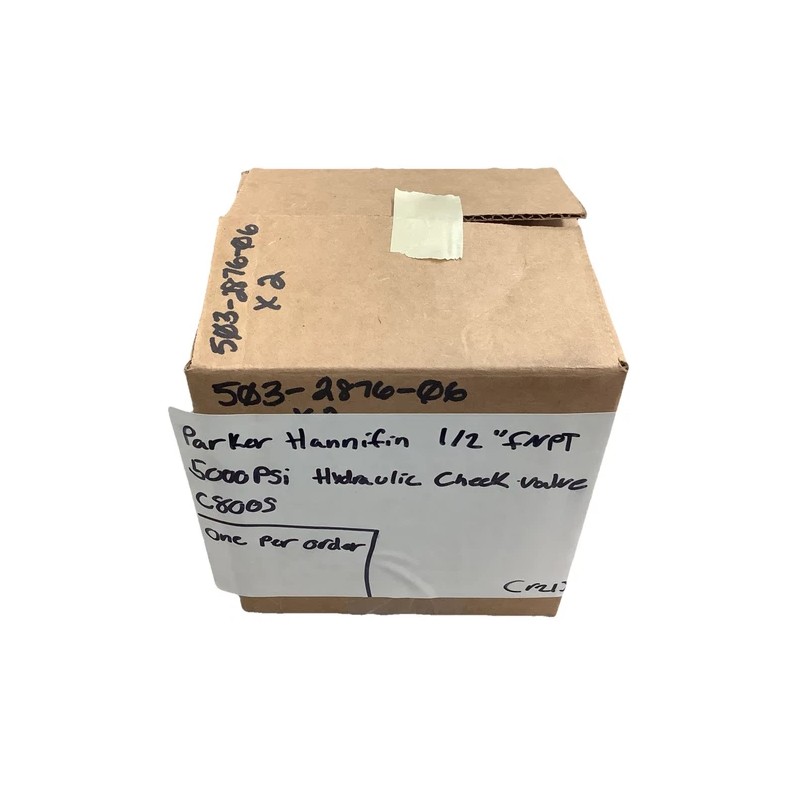 Parker Hannifin 1/2"FNPT 5000PSI Hydraulic Check Valve C800S (r21)