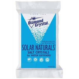 Diamond Crystal 804017 Solar Naturals Water Softener Salt, 50 Lbs