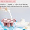 Big Spinach Silicone Freezer Tray Baby Fruit Feeder Food Teething