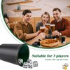 Graplan Dice Cup Set Including 3 Leather Dice Cups and