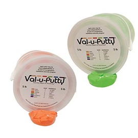 Val-u-Putty Exercise Putty - Orange, Lime - 5 LB Each - Bundle