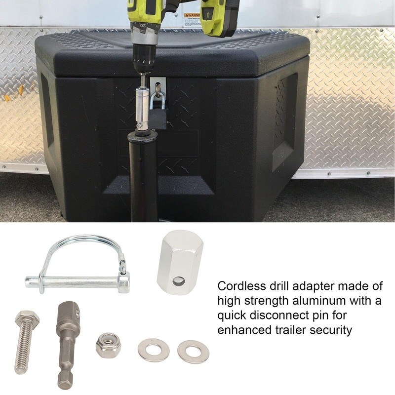Trailer Fack Drill Adapter ez Crank 28921 Top Wind Trailer