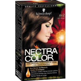 Schwarzkopf Nectra Color Permanent Coloration 662 Nougat Brown 165 ml - Pack of 3
