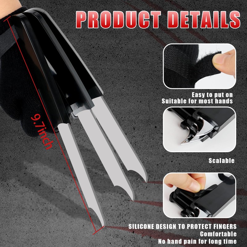 Heyseri 2 PCS Wolf Claws, New Upgrade Wolf Claws with