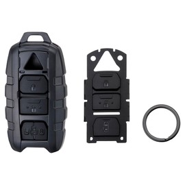 [Seikoh Industry] Key Chain Smart Key Cover, Black, M