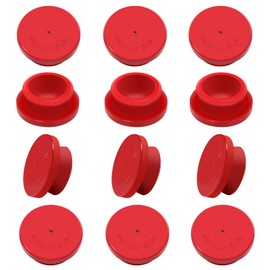 CheeMuii 12 PCS Hubcap Rubber Plugs 1-1/8" Wheel Fit for Trailer Hub Cap Replace Stemco 359-5990 Fit for Stemco 343-4009 343-4024 etc