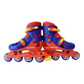 Patin En Linea Macilux Con Casco Y Rodilleras Del 23 Al 26                                                                                            
